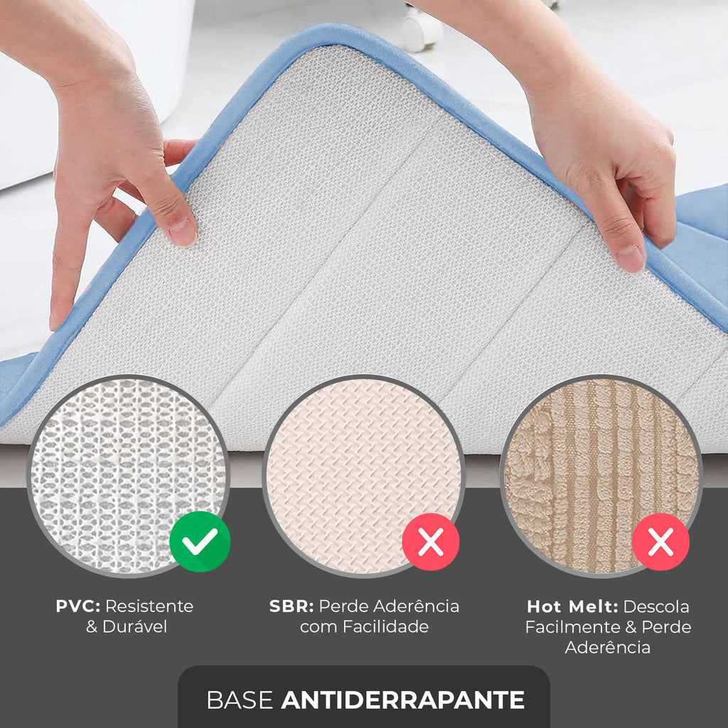 Kit 2 Tapetes Banheiro Super Comfort 60x40