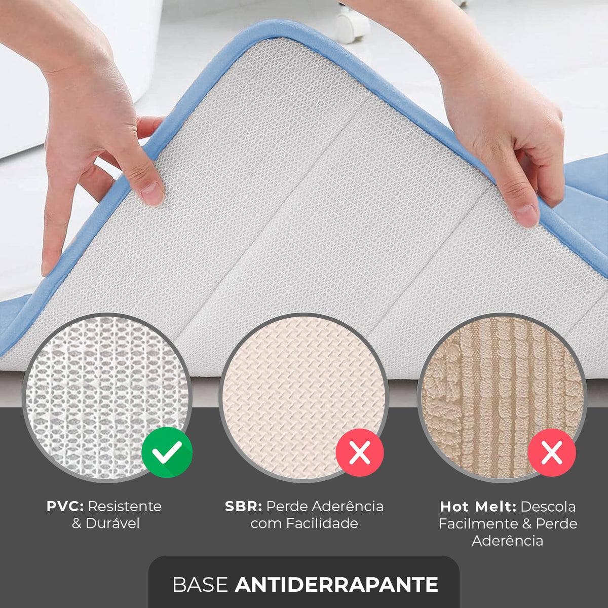 Kit 2 Tapetes Banheiro Super Comfort 60x40 - imagem 4