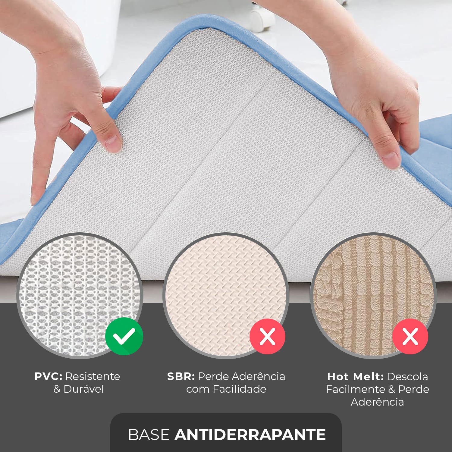 Kit 2 Tapetes Banheiro Super Comfort 60x40