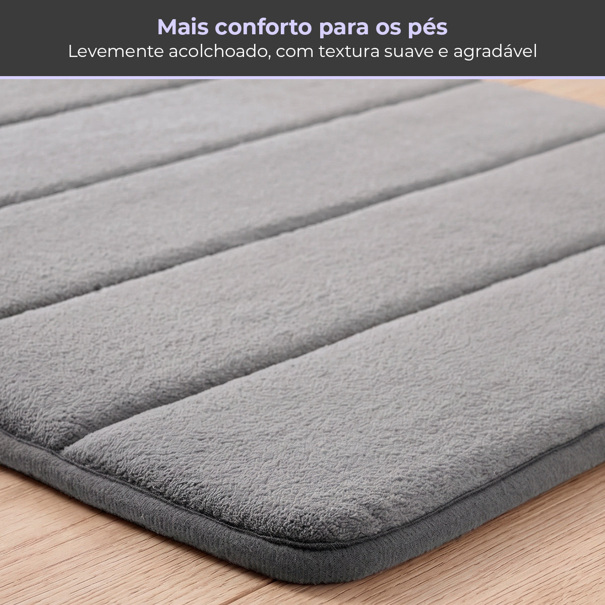 Tapete Banheiro Super Soft Absorvente Antiderrapante - Tapetes para Banheiro - Decolab - produto em uso