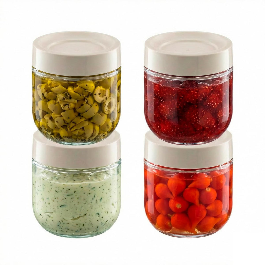 Kit 4 Potes para Tempero