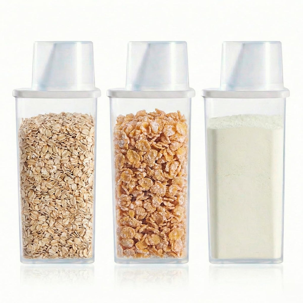 Kit 3 Potes com Bico Dosador