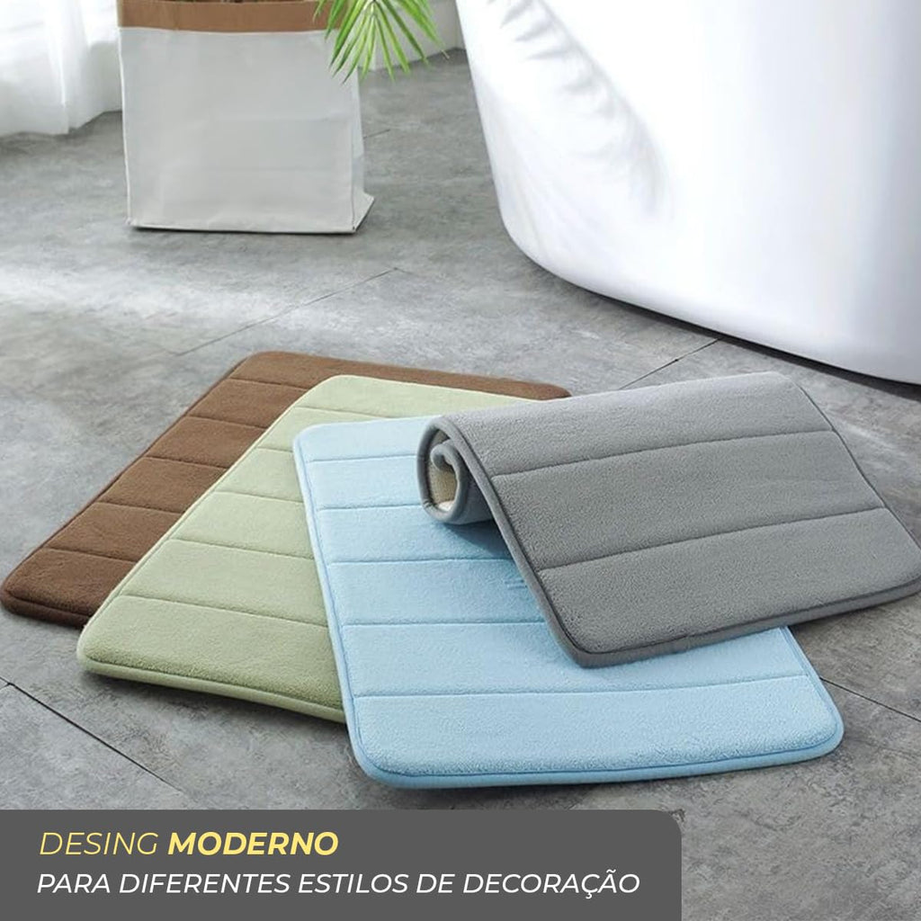 Tapete para Banheiro Super Soft - Cinza