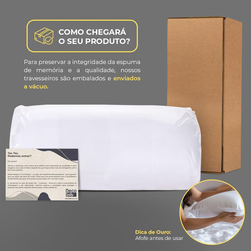 Kit 2 Travesseiros Nasa Viscoelásticos