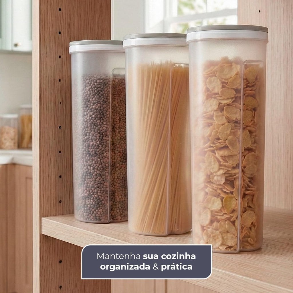 Kit 3 Potes Dosadores