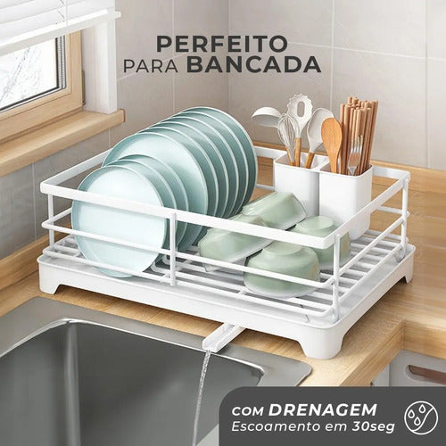 Escorredor de Louça 1 Andar - Branco