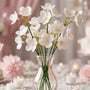 Kit 10 Flores Artificiais Hortênsia - Branco