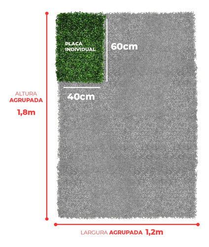 Kit 10 Placas de Jardim Vertical Buchinho