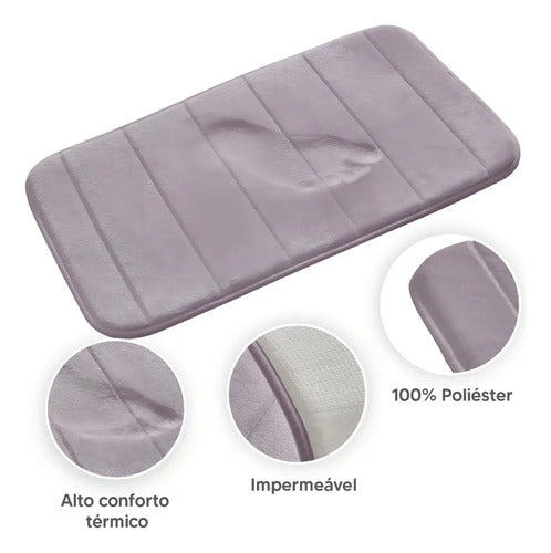 Tapete para Banheiro Super Comfort - Cinza