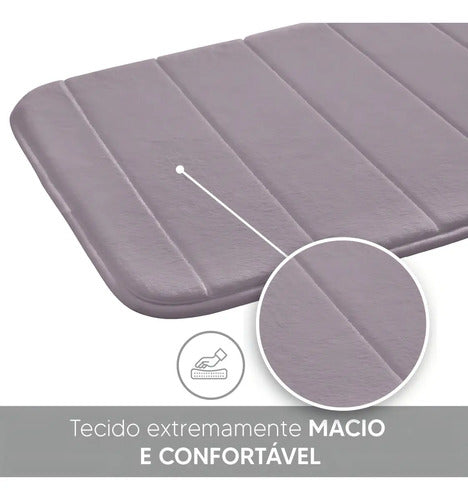 Tapete para Banheiro Super Comfort - Cinza