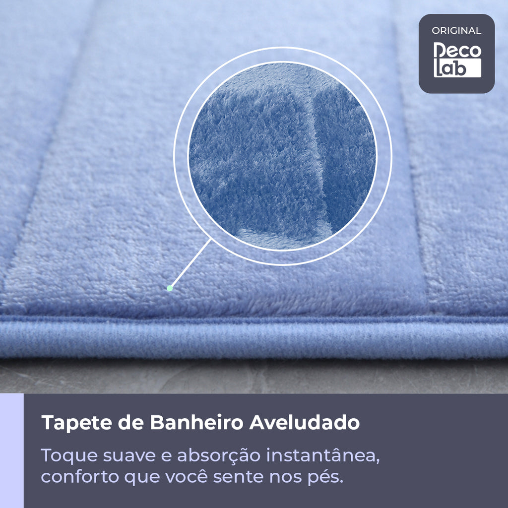 Kit 2 Tapetes Banheiro Super Comfort 60x40
