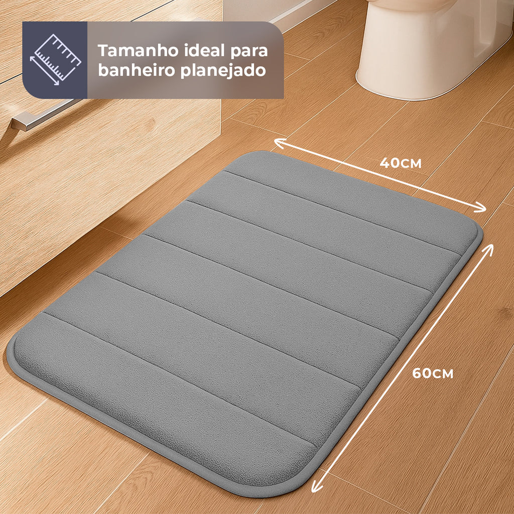 Kit 2 Tapetes Banheiro Super Soft Antiderrapante