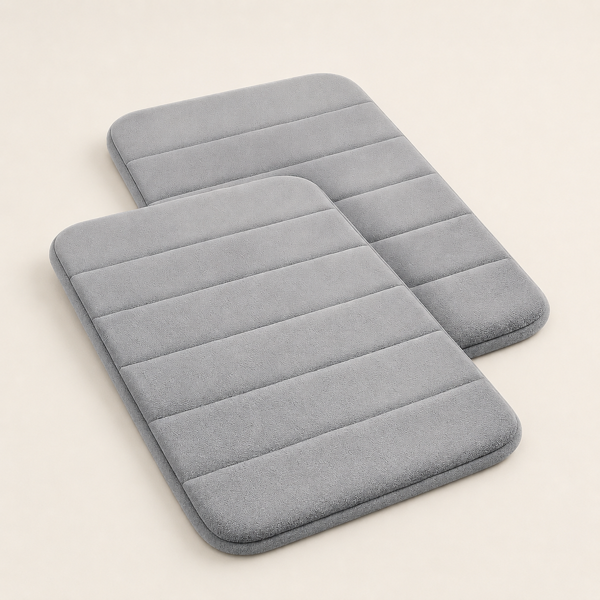 Kit 2 Tapetes Banheiro Super Soft Antiderrapante