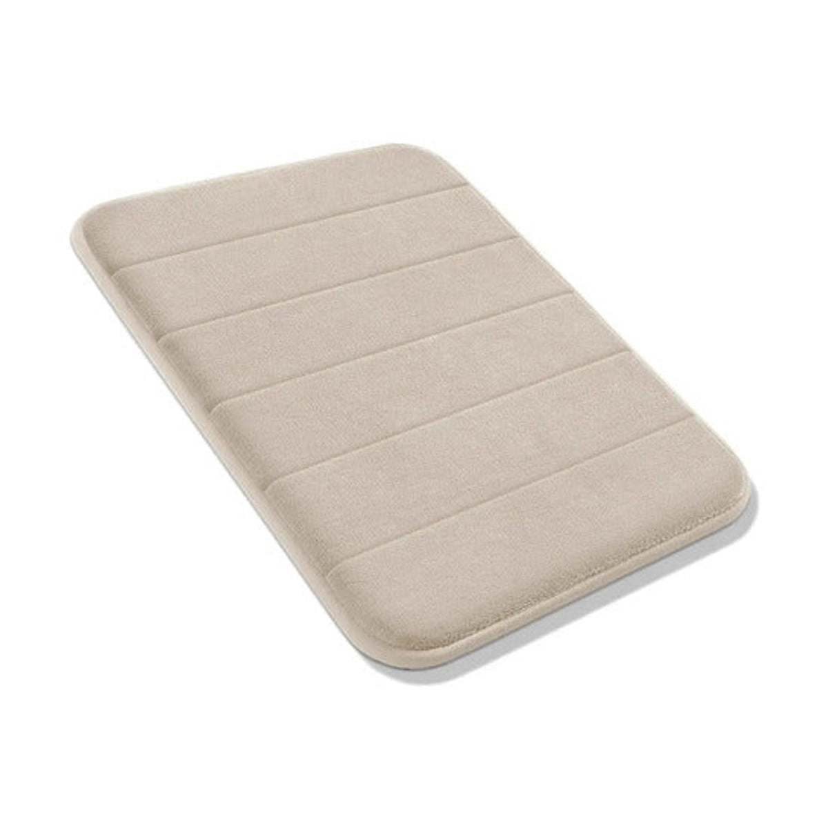 Tapete de banheiro Super Soft Decolab absorvente - Bege-escuro
